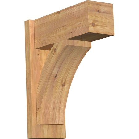 Ekena Millwork Thorton Block Smooth Outlooker, Western Red Cedar, 7 1/2"W x 18"D x 22"H OUT08X18X22THR05SWR